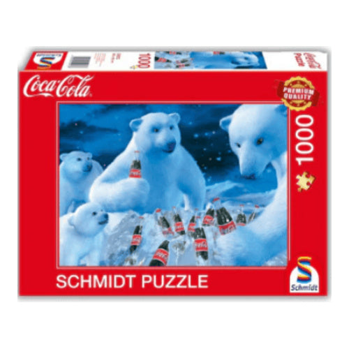 coca cola polarbaeren 1000 teile puzzle