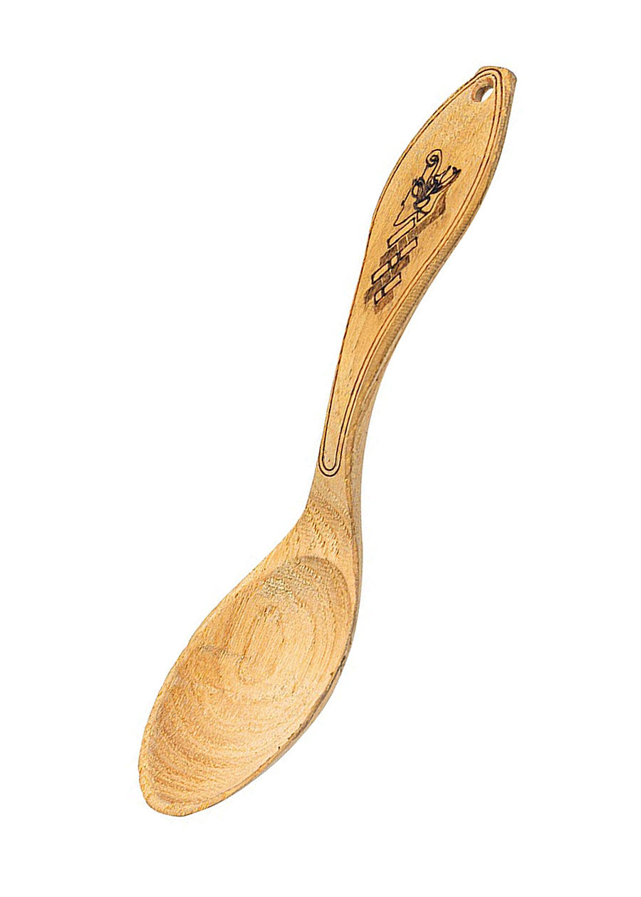 Condor Norse Dragon Wikinger Holzlöffel mit Lederscheide