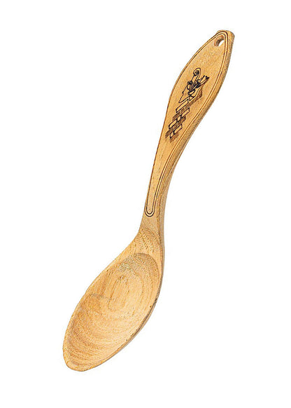 Condor Norse Dragon Wikinger Holzlöffel mit Lederscheide