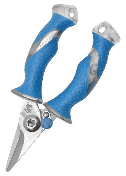 Cuda Mini Angelschere mit Titanbeschichtung