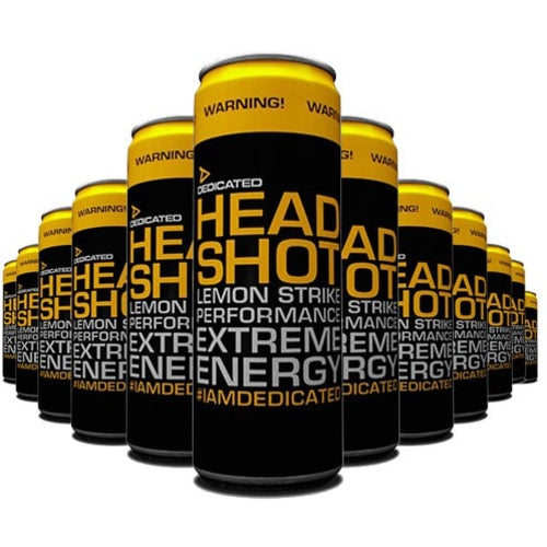 Dedicated Headshot Drink 12X355Ml Cherry Blast