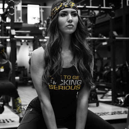 Dedicated Women Tank Time To Get Serious Xs