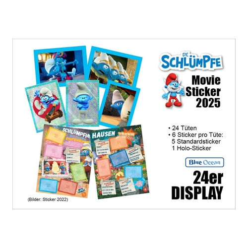 die schluempfe movie 2025 sticker 24er display