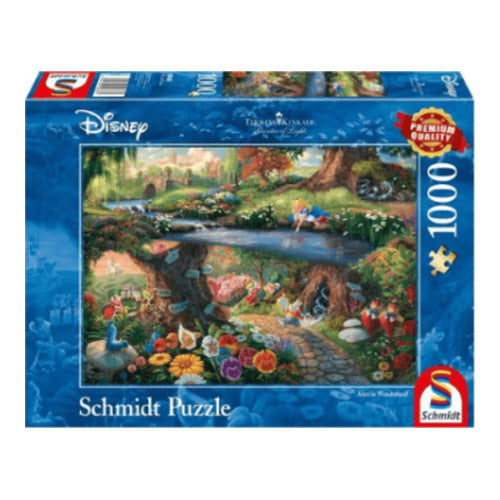 disney alice im wunderland 1000 teile puzzle thomas kinkade