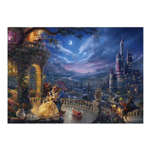 disney die schoene und das biest tanz im mondlicht 1000 teile puzzle thomas kinkade
