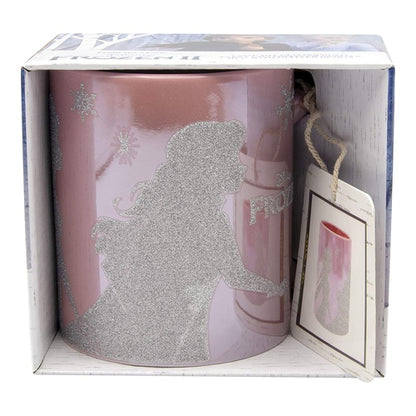 disney frozen 2 die eiskoenigin 2 anna und elsa glaenzende tasse mit glitzermotiven 320 ml