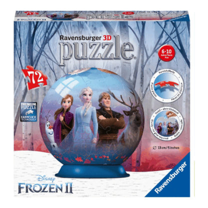 disney frozen 2 eiskoenigin 2 3d puzzle ball 72 teile