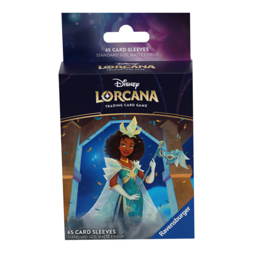 disney lorcana set 5 kartenhuellen 65 card sleeves tiana