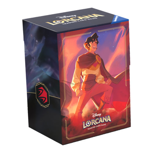 disney lorcana set 5 shimmering skies deck box aladdin
