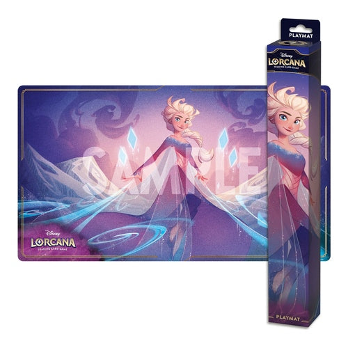 disney lorcana set 6 azurite sea playmat elsa