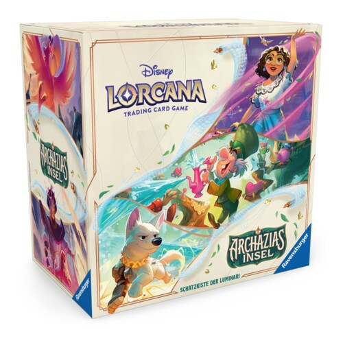 disney lorcana set 7 archazias insel schatzkiste der luminari de