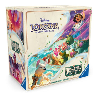 disney lorcana set 7 archazias insel schatzkiste der luminari de