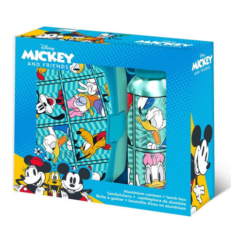 disney mickey and friends lunchset brotdose trinkflasche