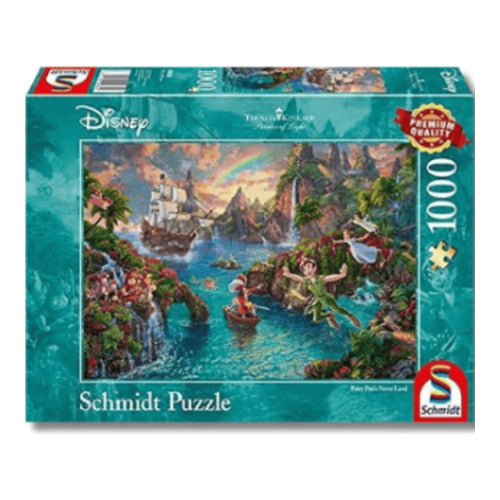 disney peter pan 1000 teile puzzle thomas kinkade