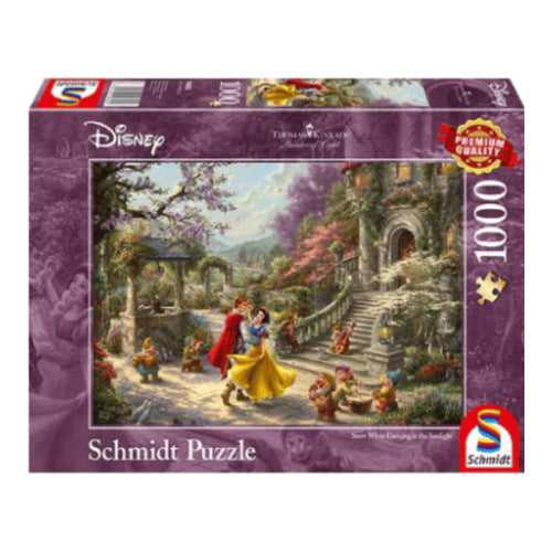 disney schneewittchen tanz mit dem prinzen 1000 teile puzzle thomas kinkade