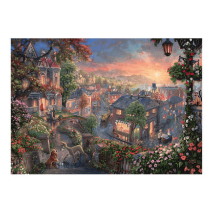 disney susi und strolch 1000 teile puzzle thomas kinkade