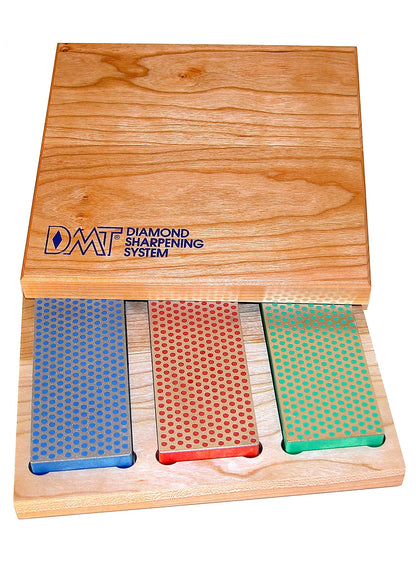DMT Diamant Schleifstein Set 3 tlg. in Holzbox