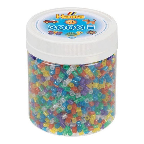 dose mit midi buegelperlen 3000 stueck