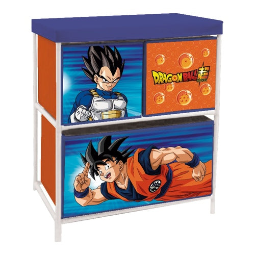 dragon ball ablagefach mit 3 schubladen 53 x 30 x 60 cm