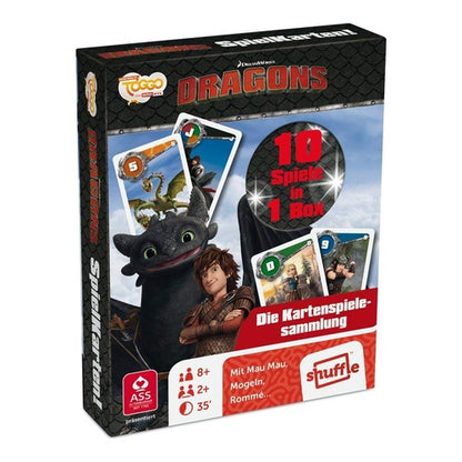 dragons spielkarten spielebox 10 in 1