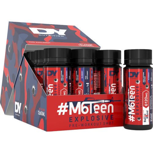 Dy Nutrition M6Teen Prewokrout Shots 12X60Ml Blueberry