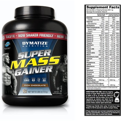 Dymatize Super Mass Gainer 6Lbs Cookies Cream