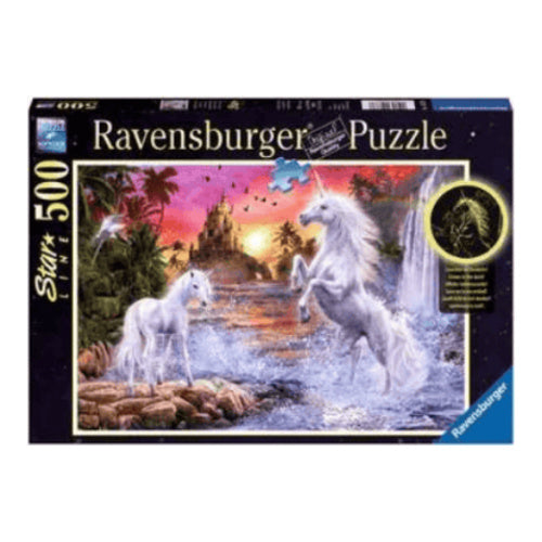 einhoerner am fluss puzzle 500 teile