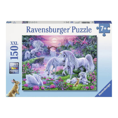 einhoerner im abendrot xxl puzzle 150 teile