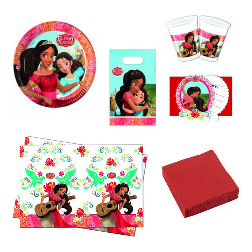 elena of avalor 49 teiliges party set fuer 8 personen