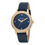 Montre à quartz pour femme bleue