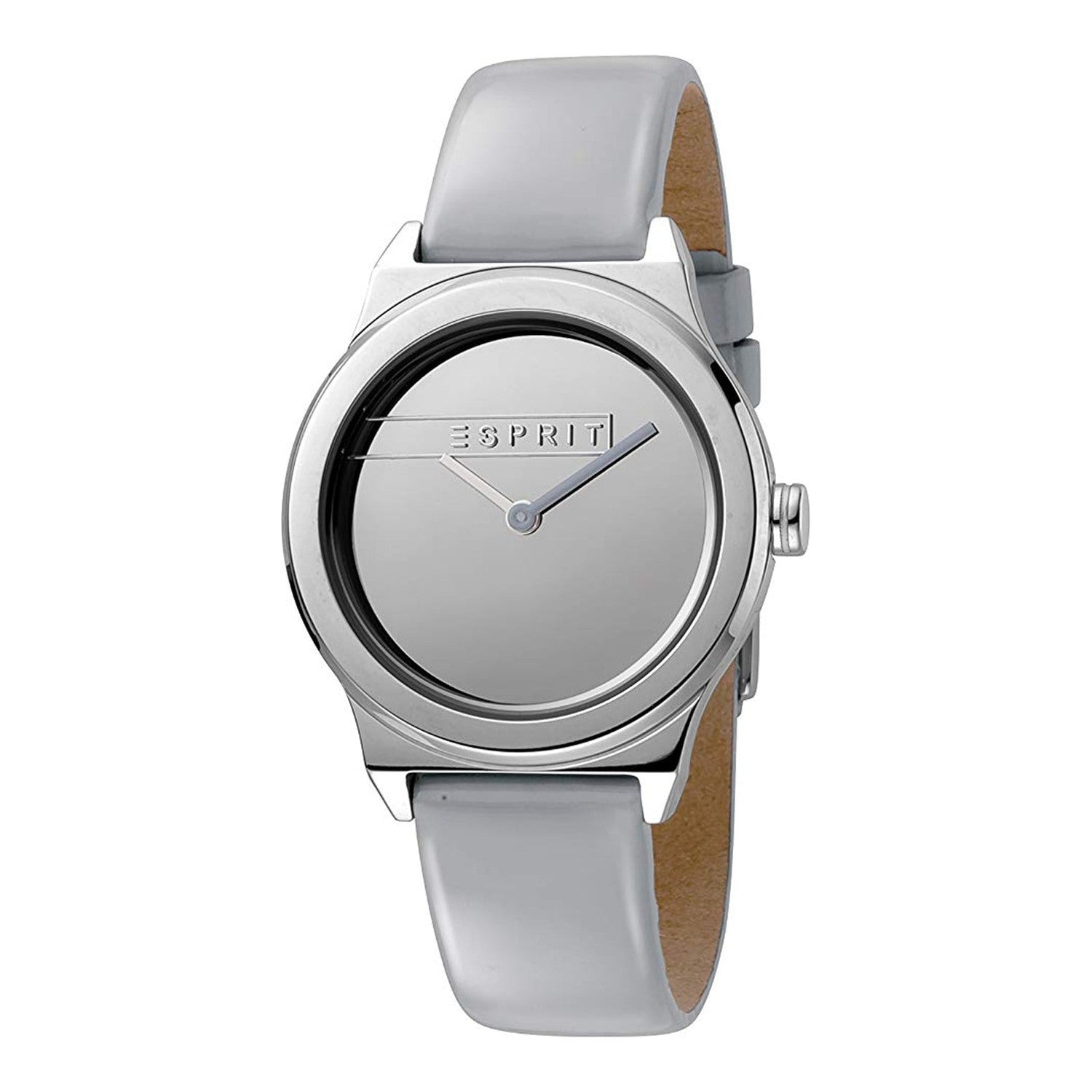 Montre à quartz Esprit pour femme, bracelet en cuir