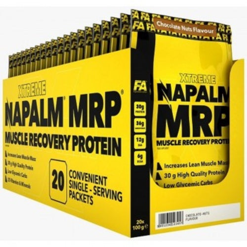 Fa Nutrition Napalm Mrp 20X100G Single Serving Packets Strawberry