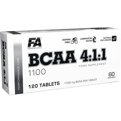 Fa Nutrition Performance Bcaa 411 120 Tabs