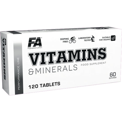 Fa Nutrition Performance Vitamins Minerals 120 Tabletten