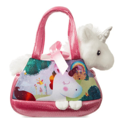 fancy melody einhorn rosa in einer tragetasche ca 21 cm plueschfigur