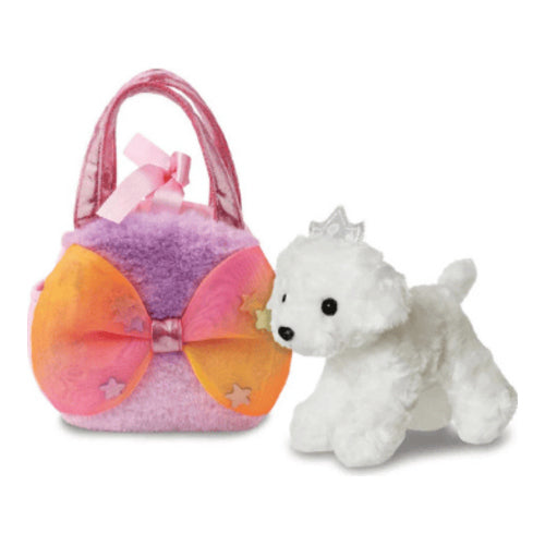 fancy pals big bow princess puppy ca 20 cm plueschfigur
