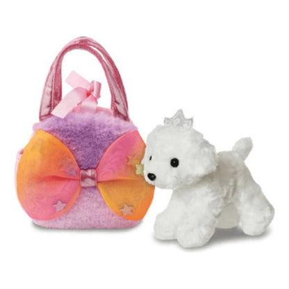 fancy pals big bow princess puppy ca 20 cm plueschfigur