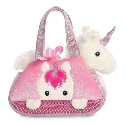 fancy peek a boo einhorn in einer tragetasche ca 21 cm plueschfigur