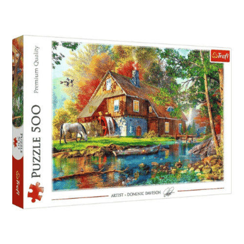 ferienhaus am fluss puzzle 500 teile