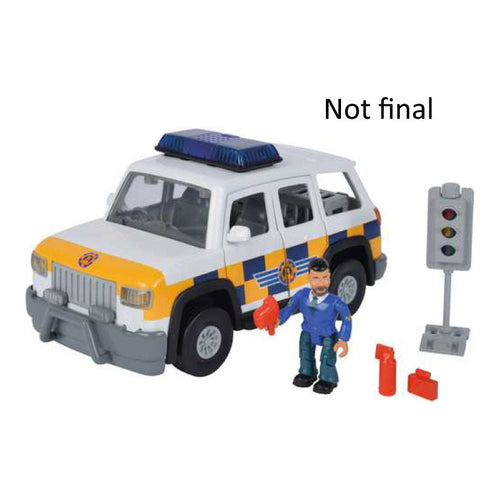 feuerwehrmann sam 4x4 polizeiauto mit figur