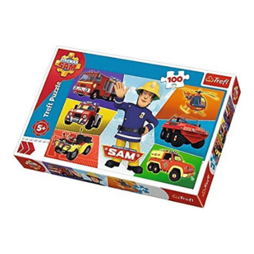 feuerwehrmann sam fahrzeuge puzzle 100 teile