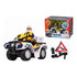 feuerwehrmann sam polizei quad mit figur