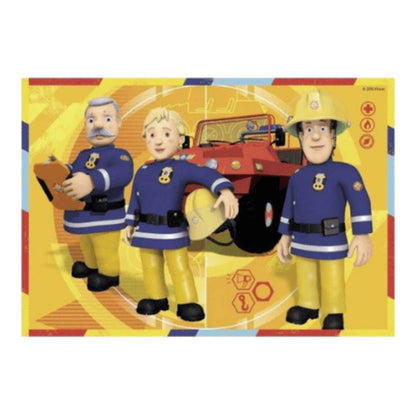 feuerwehrmann sam puzzle 2x12 teile