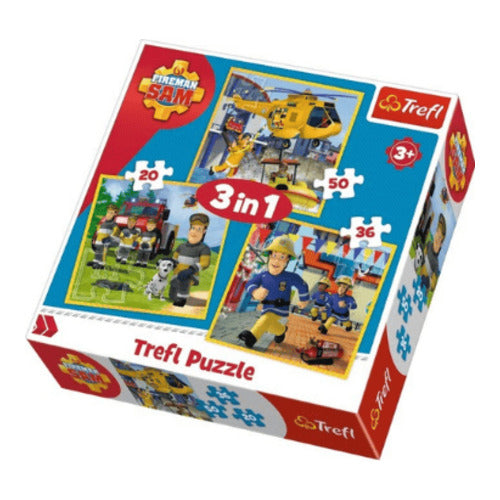 feuerwehrmann sam puzzle 3in1 20 50 teile