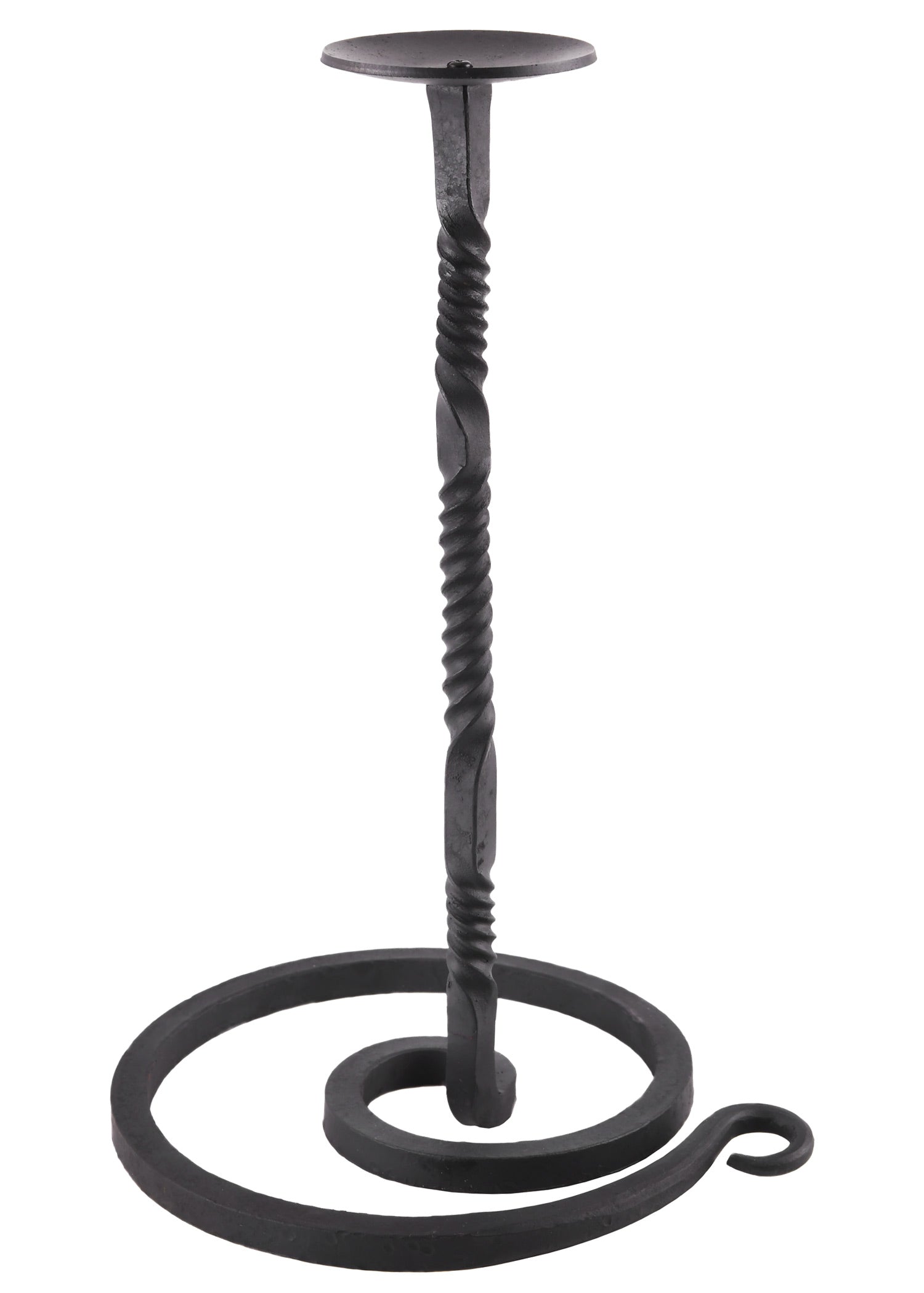 Handgeschmiedeter Helmständer &amp; Kerzenhalter