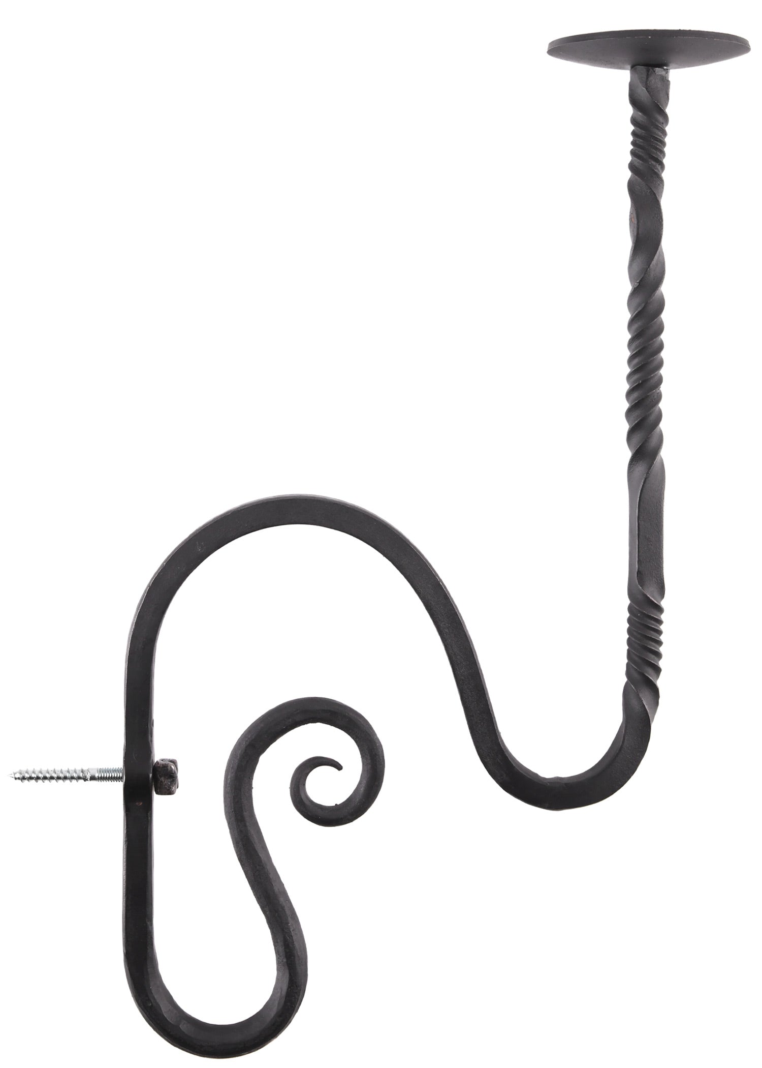 Handgeschmiedeter Wandkerzenhalter (43 cm)