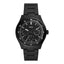 Montre multifonction Belmar en acier inoxydable noir