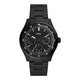 Belmar Multifunction Black Stainless Steel Watch