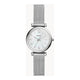 Carlie Mini Three-Hand Stainless Steel Mesh Watch
