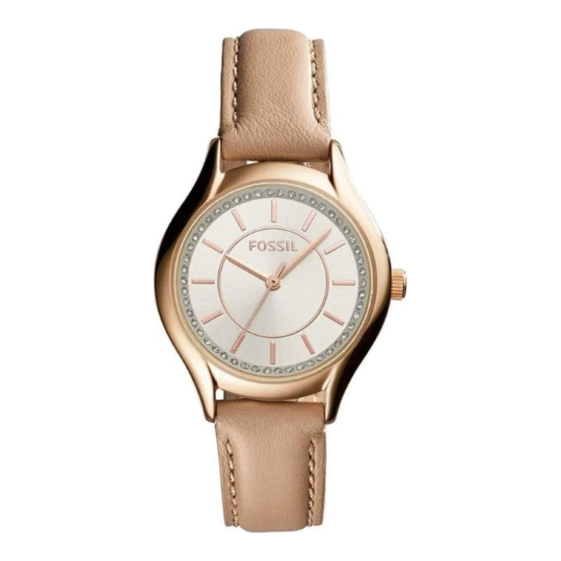 Fossil Daydreamer Rose Gold Tone Leather Watch